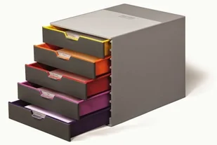 Durable Pojemnik 5 szuflad VARICOLOR X05464 NB-8032 - Półki na dokumenty - miniaturka - grafika 1