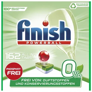 Finish 0% tabletki do mycia w zmywarce, 27 sztuk - Środki do zmywarek - miniaturka - grafika 1