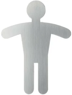 Durale Oznaczenie toalet metalowe - WC - Akcesoria łazienkowe - miniaturka - grafika 1