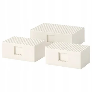 Ikea Bygglek Pudełko Lego z pokrywką 35x26x12 cm - Pojemniki na zabawki - miniaturka - grafika 2