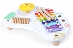 Stolik z instrumentami stół muzyczny cymbałki +18m - Instrumenty muzyczne dla dzieci - miniaturka - grafika 1
