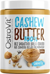 Ostrovit 100% Cashew Butter 1000 g - Witaminy i minerały dla sportowców - miniaturka - grafika 1