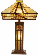 Lampy stojące - Clayre & Eef Lampa stołowa Glenys o jasnym świetle - miniaturka - grafika 1