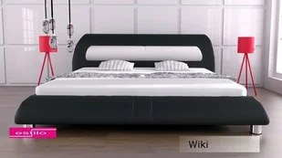 Estilo Łóżko tapicerowane Wiki skóra naturalna 180x200 - Łóżka - miniaturka - grafika 1