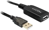 Kable komputerowe i do monitorów - Delock 20m USB 2.0 kabel USB Czarny, Przedłużacz - miniaturka - grafika 1
