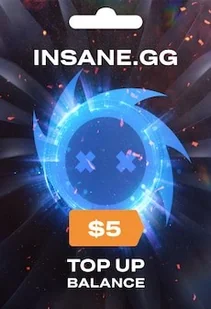 INSANE.gg Gift Card 5 USD - Insane.gg -  Insane.gg - Kody i doładowania cyfrowe - miniaturka - grafika 1