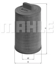 Knecht Filtr powietrza LX 1279 LX 1279 - Filtry powietrza - miniaturka - grafika 1