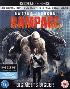 Rampage (rampage: Dzika Furia) (en) Blu-ray 4K+BLU - Filmy przygodowe Blu-Ray - miniaturka - grafika 1
