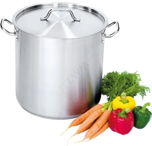 Stalgast Garnek wysoki 36 cm 36,6 l. z pokrywką 011362 - Akcesoria gastronomiczne - miniaturka - grafika 2
