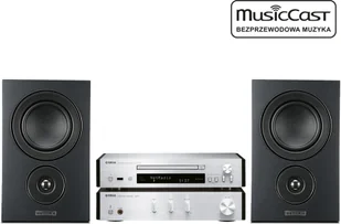 PianoCraft MCR-N670D Srebrny + Mission LX-2 Czarny - Zestawy stereo - miniaturka - grafika 1