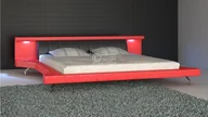 Łóżka - Estilo Łóżko tapicerowane Soul Led 160x200 - tkanina - miniaturka - grafika 1