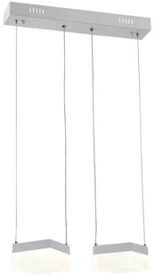 Lampa wisząca LED Gina 2 x 12 W biała 330102-01 - Lampy sufitowe - miniaturka - grafika 1
