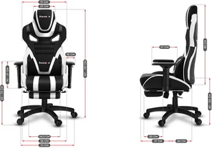 huzaro Fotel Force 7.5 Force 7.5 White Mesh - Fotele gamingowe - miniaturka - grafika 11