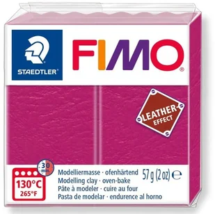 Staedtler Masa Fimo Leather effect 57g amarantowy - Akcesoria rzeźbiarskie - miniaturka - grafika 1