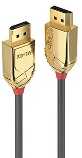 Lindy 36292 DisplayPort męski na męski złoty 36292 - Kable komputerowe i do monitorów - miniaturka - grafika 1