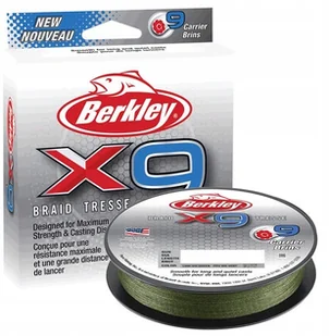Berkley Plecionka X9 Braid Low Vis Green 0,17 150m - Żyłki wędkarskie - miniaturka - grafika 1
