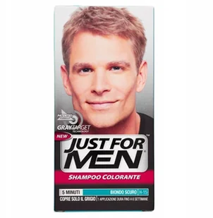 Just Szampon koloryzujący for Men ciemny blond H15 - Farby do włosów i szampony koloryzujące - miniaturka - grafika 1