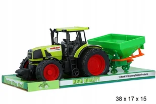 Traktor Z Rozsiewaczem 38X17X15 01013 - Samochody i pojazdy dla dzieci - miniaturka - grafika 1