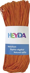 Heyda rafia naturalna 50g, pomarańczowa - Scrapbooking - miniaturka - grafika 1