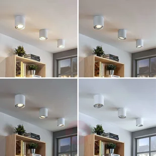 Lampenwelt com Downlight LED Rosalie, okrągły, biały - Lampy sufitowe - miniaturka - grafika 2