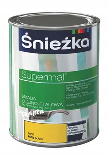 Śnieżka Emalia Olejna Żółty F565 0,2L farba ftalow - Farby zewnętrzne - miniaturka - grafika 1