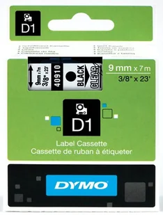 Dymo Etykieta D1 9mmx7m CZARNY/PRZEZ.S0720670 - Etykiety do drukarek - miniaturka - grafika 7