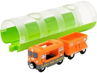 Brio tunel i pociąg towarowy World - Pociągi dla dzieci - miniaturka - grafika 1