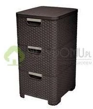 Curver Regał z 3 szufladami Style 604006_CURVER - Szafki łazienkowe - miniaturka - grafika 3