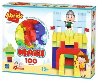 Ecoiffier Klocki Kolorowe 100 el - Klocki - miniaturka - grafika 1