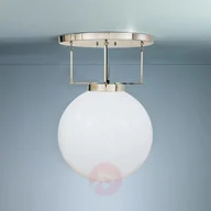 Lampy sufitowe - Lampa sufitowa w stylu Bauhaus 25 cm mosiądz - miniaturka - grafika 1