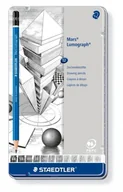Artykuły biurowe - Ołówek Mars Lumograph 6B-4H 12 sztuk - miniaturka - grafika 1