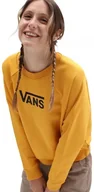 Bluzy damskie - Vans bluza damska FLYING V FT BOXY CREW Golden Glow - miniaturka - grafika 1
