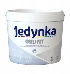 Jedynka Primer Grunt Farba Gruntująca Biała 10L - Farby zewnętrzne - miniaturka - grafika 1
