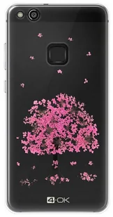 4-OK Etui Flower Huawei P10 Lite różowe drzewo FCHLPT - Etui i futerały do telefonów - miniaturka - grafika 1