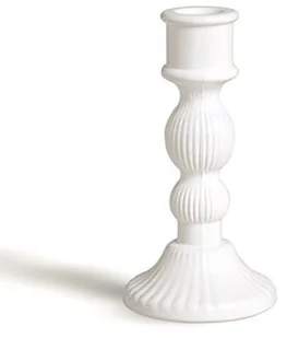 Excelsa Light świecznik, szkło, biały, 8 x 8 x 15 cm 60268 - Świeczniki - miniaturka - grafika 1