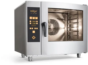 Retigo PIEC O611 BN 6X GN1/1 BOJLEROWY Z MYCIEM O611BN - Piece, kotły  i płyty grzejne gastronomiczne - miniaturka - grafika 1
