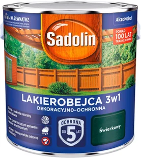 Sadolin Lakierobejca 3w1 świerkowy 2,5L - Lakiery do drewna - miniaturka - grafika 1