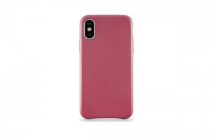 KMP Leather Case do iPhone X skórzane czerwone - Etui i futerały do telefonów - miniaturka - grafika 1