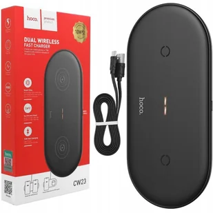 HOCO Dual Wireless | Podwójna Ładowarka Indukcyjna - Ładowarki do telefonów - miniaturka - grafika 1