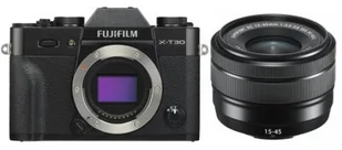 Fuji X-T30 + XC 15-45 kit czarny - Aparaty Cyfrowe - miniaturka - grafika 1
