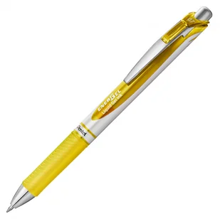 Pentel Pióro Kulkowe Energel BL77 Żółte G - Pióra kulkowe - miniaturka - grafika 1