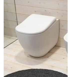 Ceramica Cielo Fluid 37x53 biała FLVA - Miski WC - miniaturka - grafika 1
