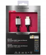 Kable komputerowe i do monitorów - Hdmi 2m 2.1 8K 120Hz 48Gbit/s Najlepszy w Polsce - miniaturka - grafika 1