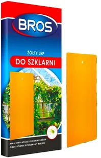 Bros Żółty Lep Do Szklarni 10 Szt. Na Szkodniki - Zwalczanie i odstraszanie szkodników - miniaturka - grafika 1