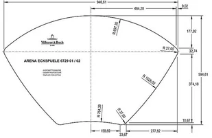 Villeroy & Boch Arena Corner Classicline 6729 01 R1 - Zlewozmywaki - miniaturka - grafika 6