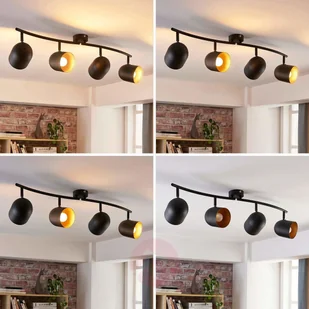 4-punktowy reflektor sufitowy LED Morik - Lampy sufitowe - miniaturka - grafika 3