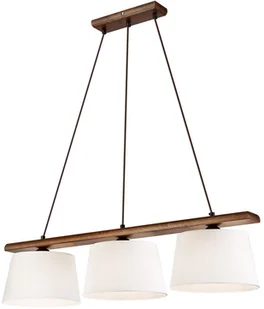 Lamkur Żyrandol na lince AIDA 3xE27/60W/230V - Lampy sufitowe - miniaturka - grafika 1