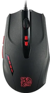 Thermaltake eSports Fingerprint czarna (MO-BKV-WDLGBK-01) - Myszki - miniaturka - grafika 1