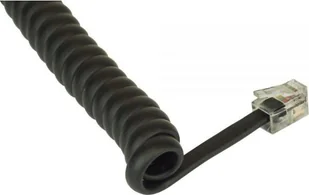 InLine Kabel telefoniczny RJ10 4P4C czarny 2m 18893 - Kable miedziane - miniaturka - grafika 1