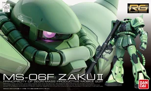 Bandai MS-06F Zaku II RG Bandai 0170388 - Modele do sklejania - miniaturka - grafika 2